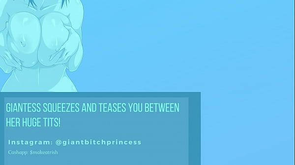 (Public Custom)My Pet Keith Gets Squeezed and Teased Between My Giantess Breasts! F4M Roleplay Audio